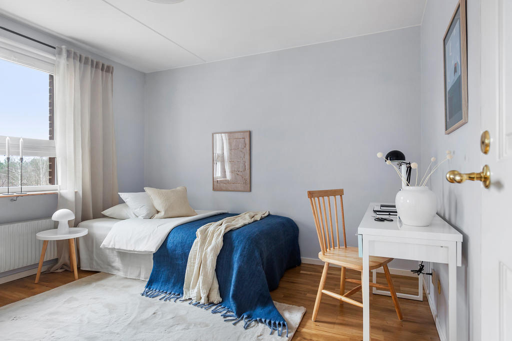 Sovrummet närmast köket