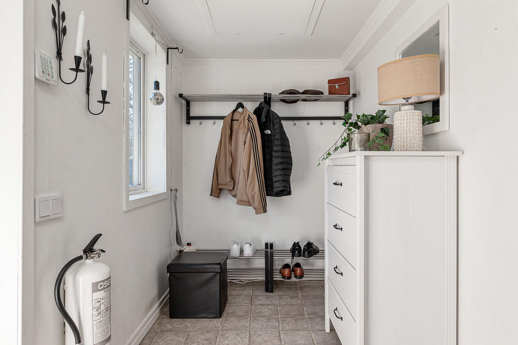 Plats för avhängning i hall