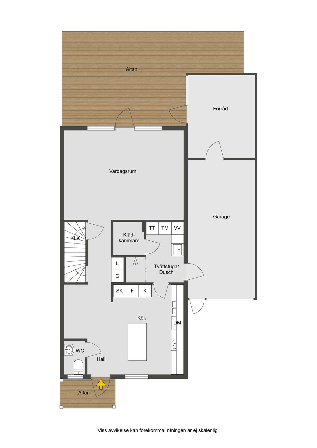 Planlösning entréplan