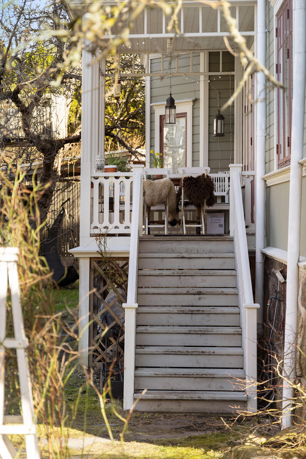 Verandan utanför köket
