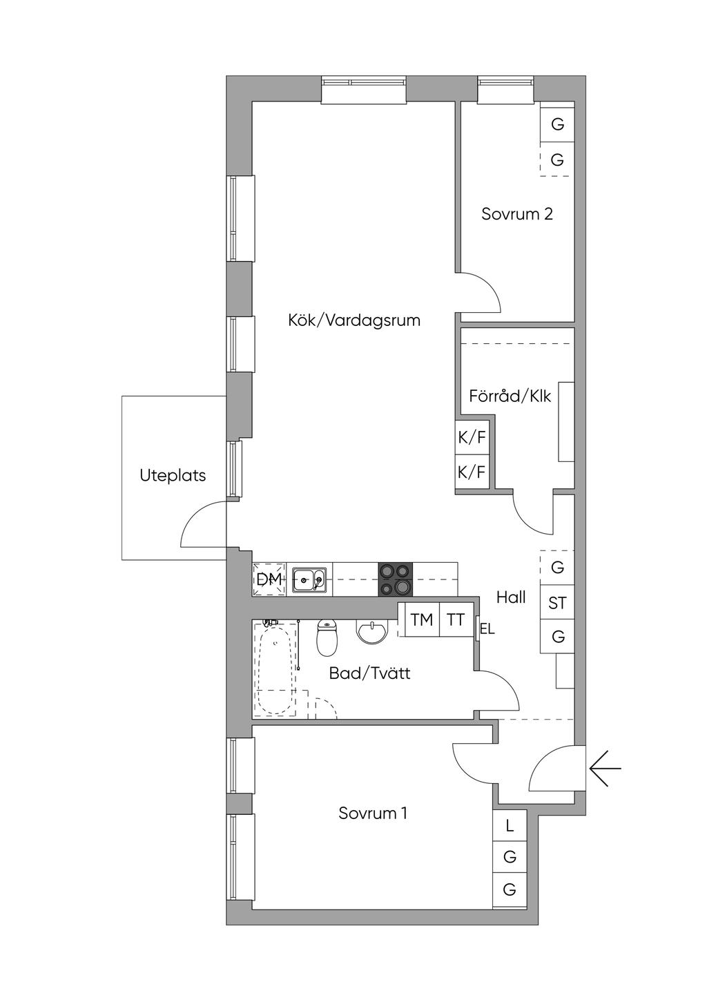 Planlösning 2D