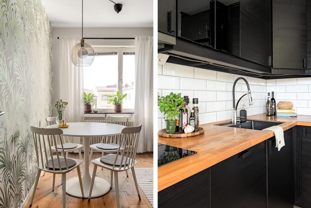 Trevlig plats för matbordet - Integrerad diskmaskin 