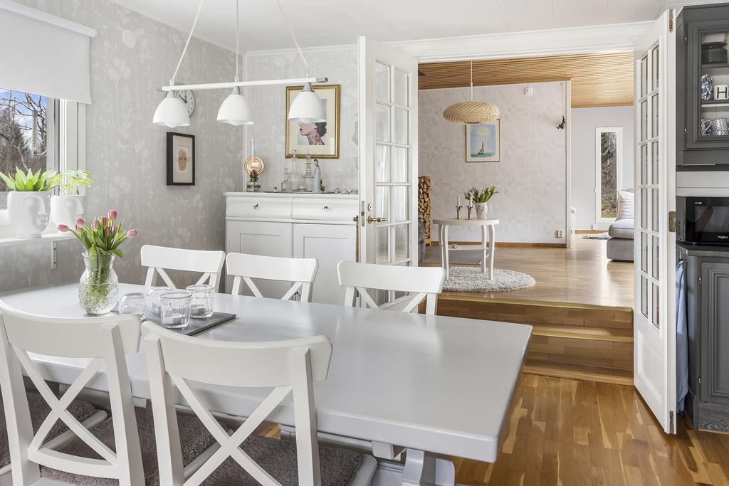 Matplats mot vardagsrum 