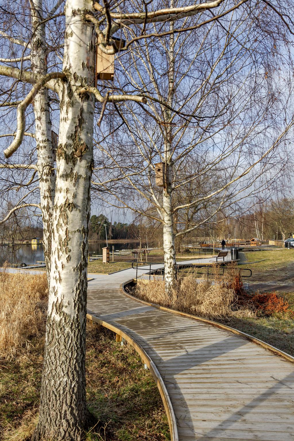 Mysiga promenadstråk i närheten av bostaden
