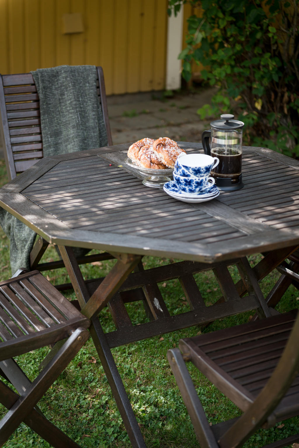 Gemensam innergård.