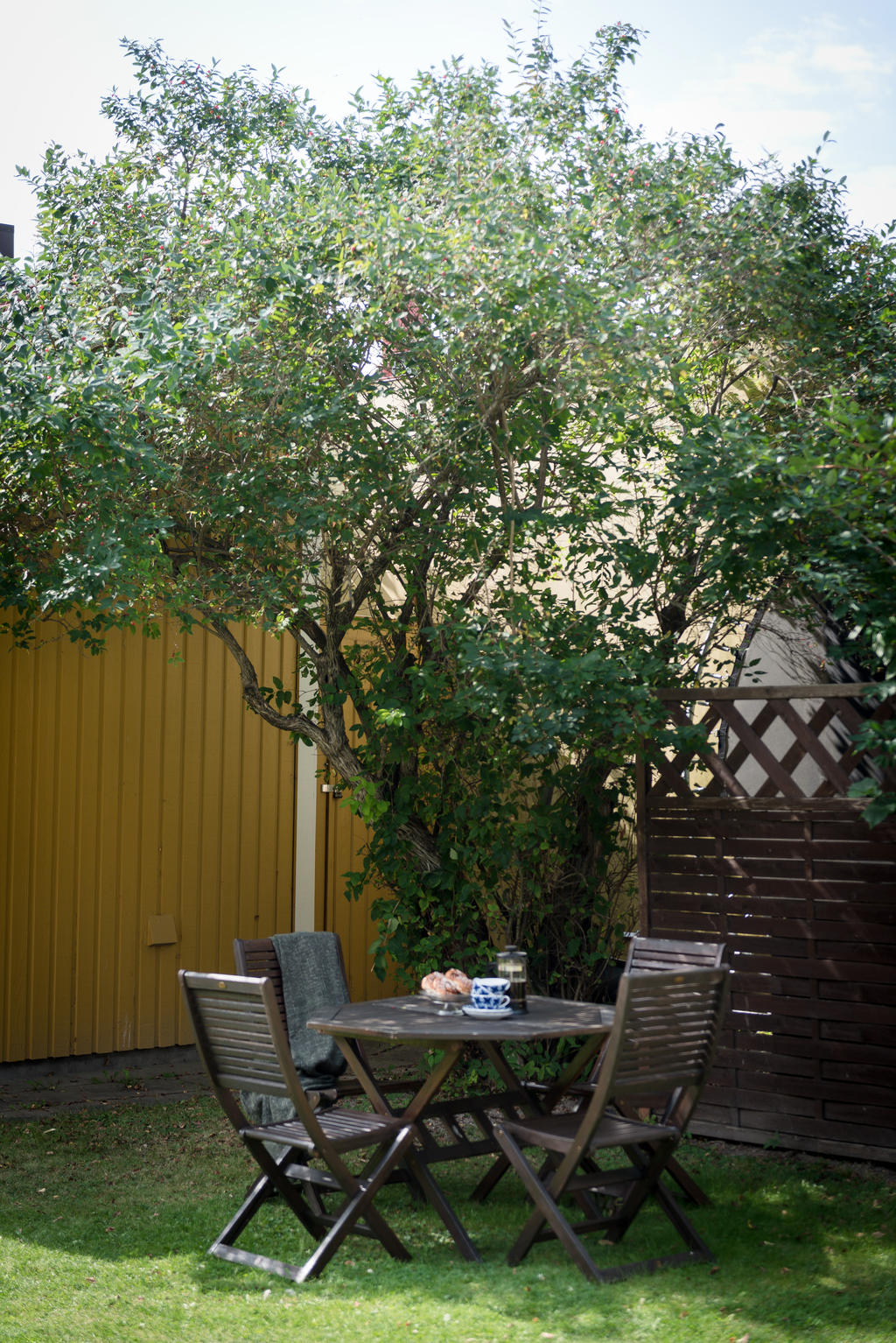 Gemensam innergård.