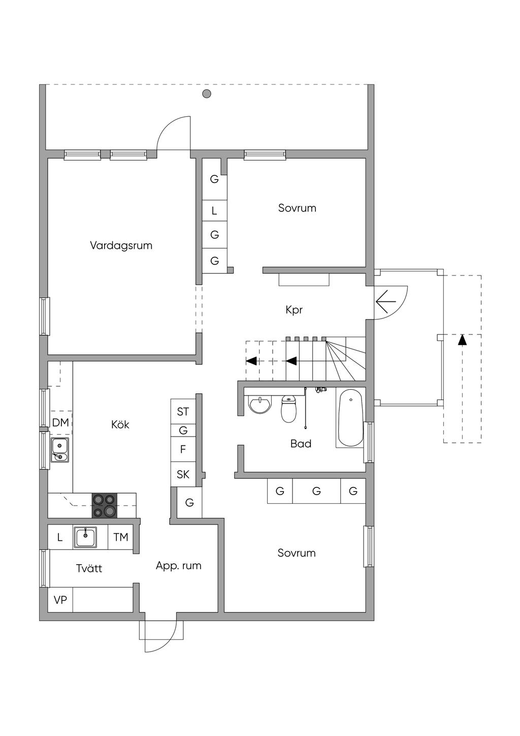 Planlösning entréplan