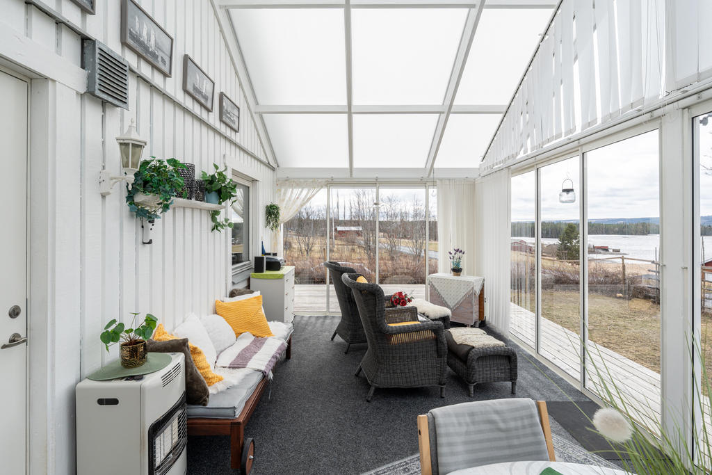 Uterummet har plats för både sittplatser