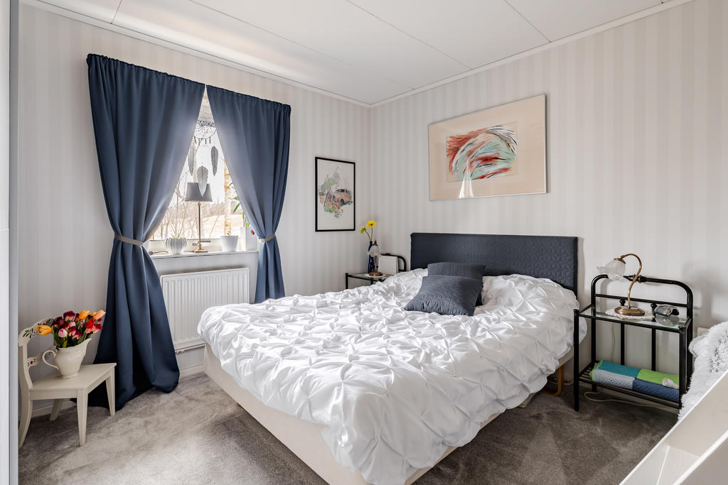 Sovrum för dubbelsäng