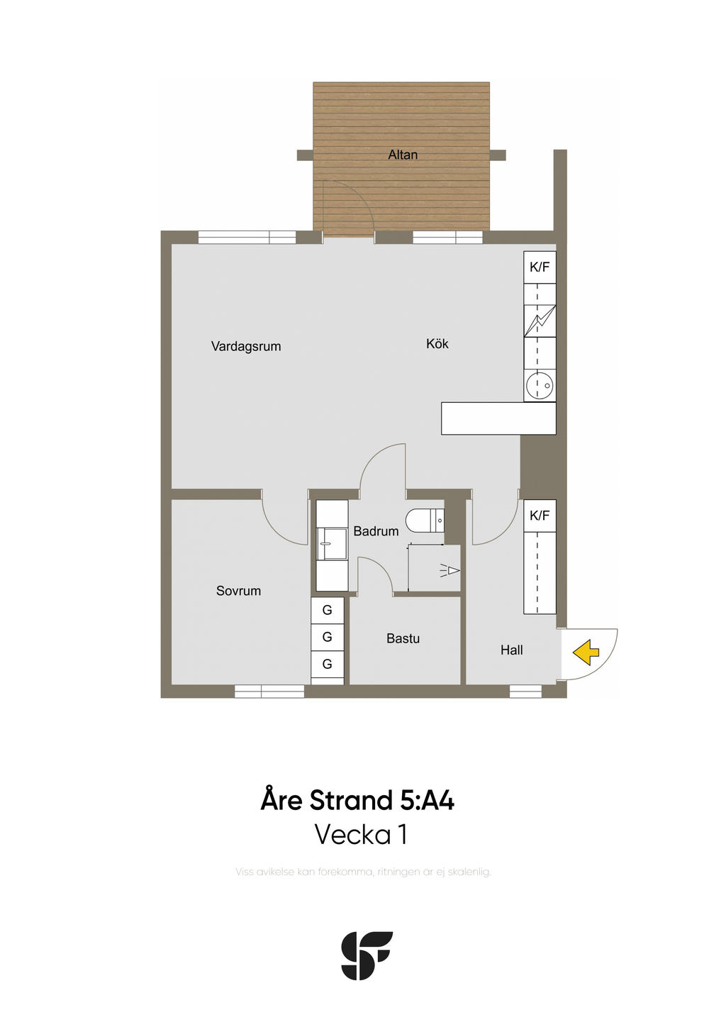 Obs, planritningen kan vara spegelvänd