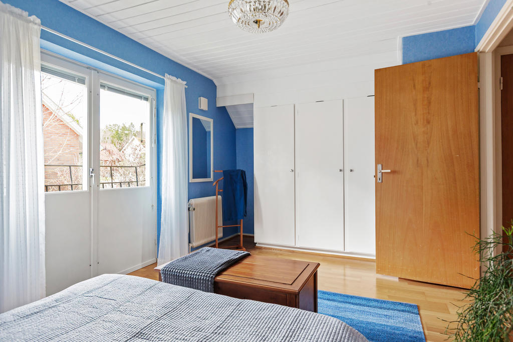 Sovrum tre övre plan