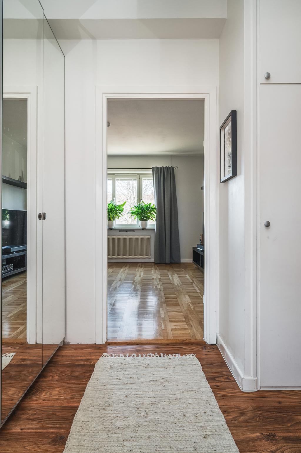 Vy mot vardagsrummet