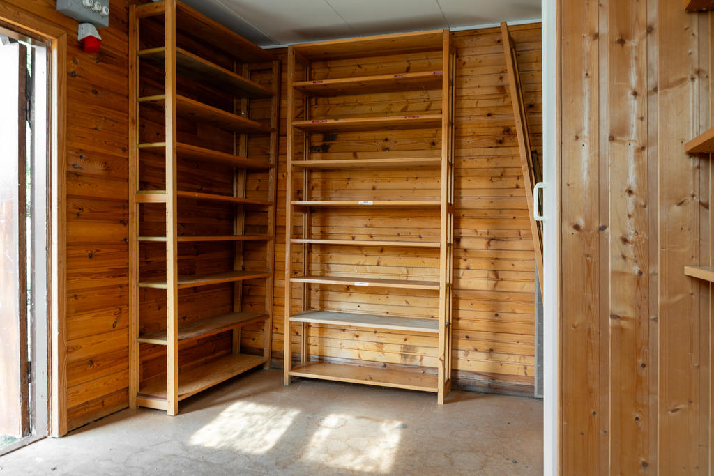 Förråd i gäststugan