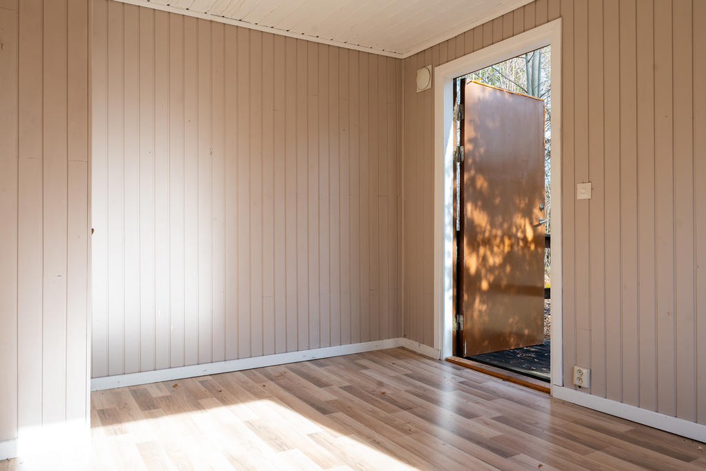 Sovrum i gäststugan