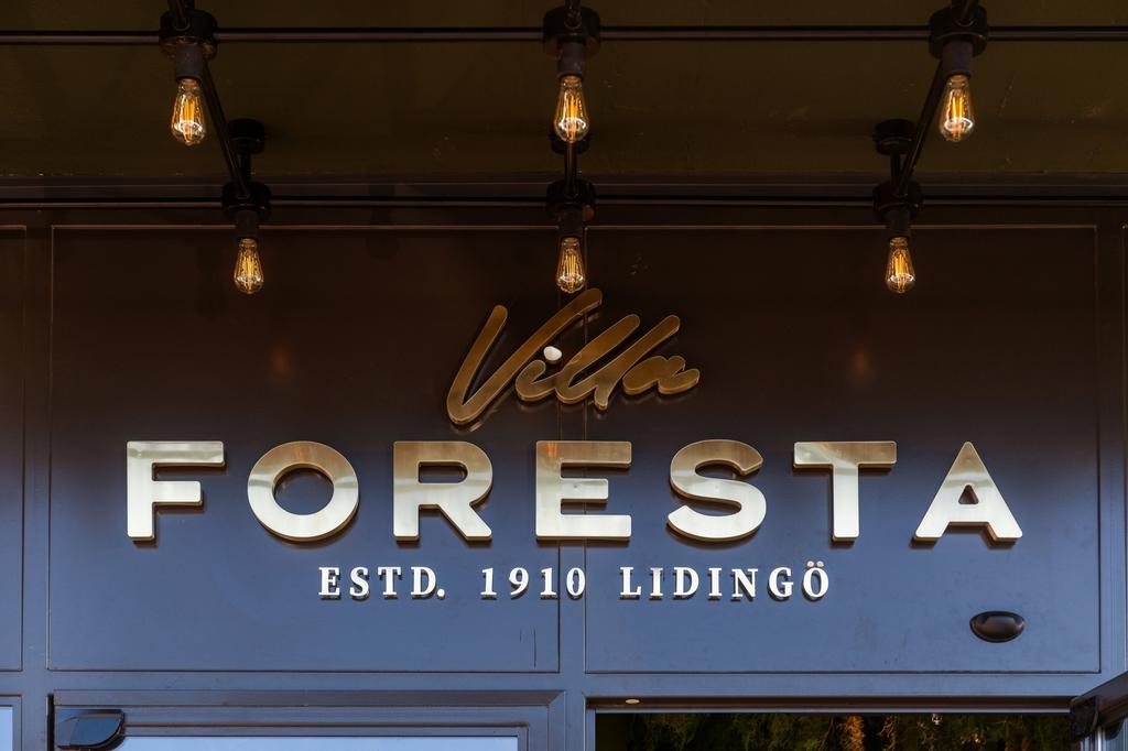 Välbesökta Villa Foresta på Lidingö på bekvämt gångavstånd