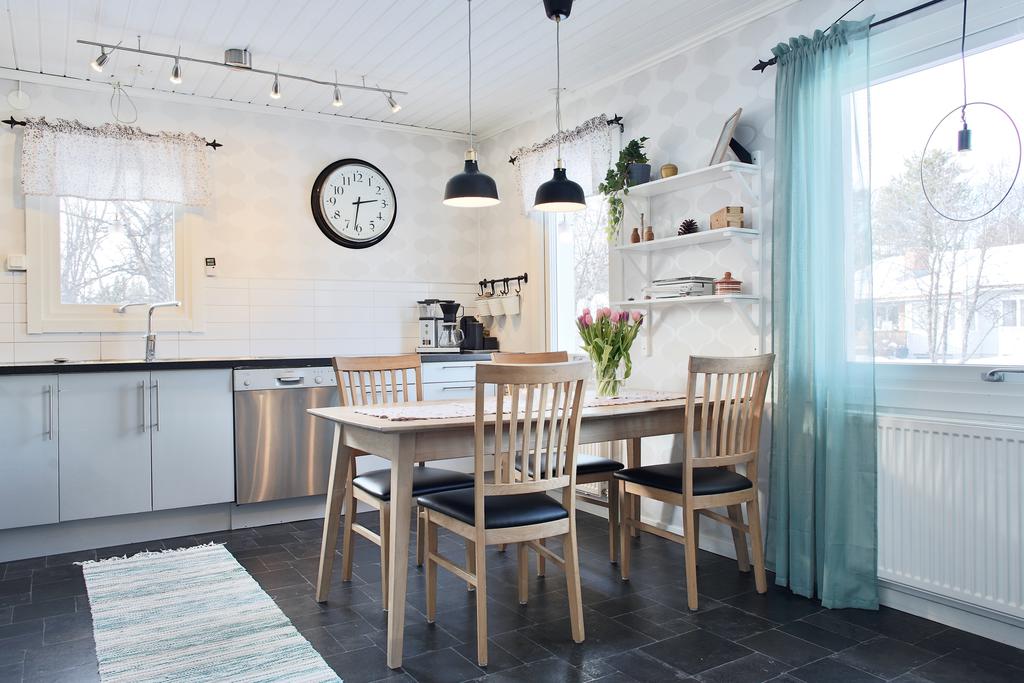 Plats för matbord i köket