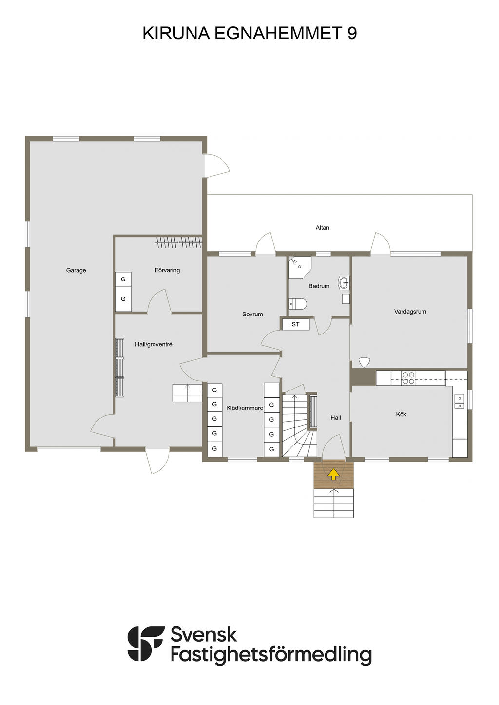 Planlösning entréplan