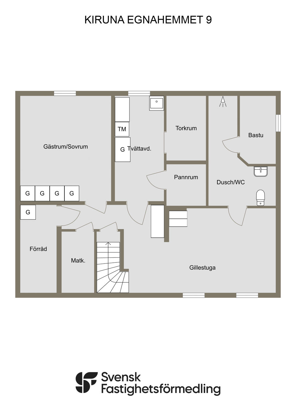 Planlösning källarplan