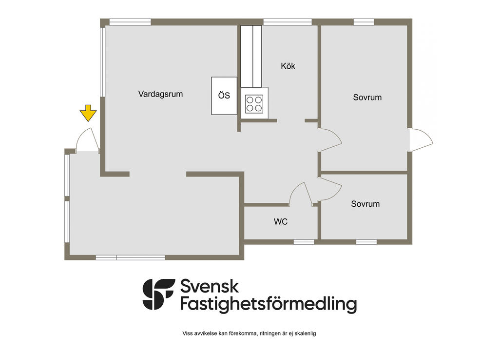 Planlösning huvudbyggnad