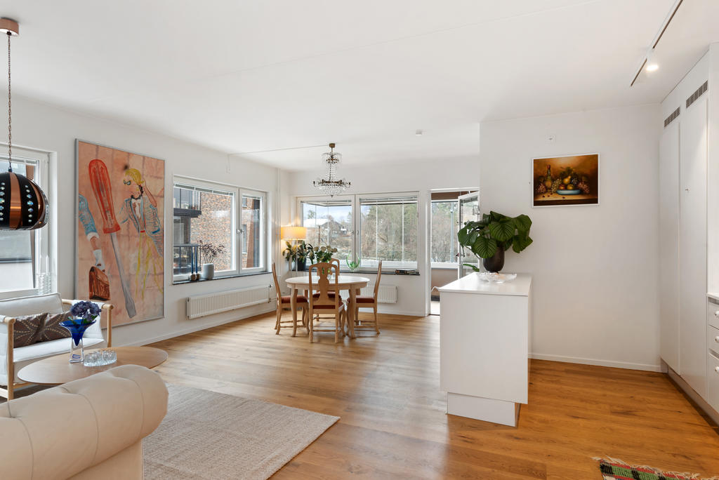 Öppet och fin ljus. 