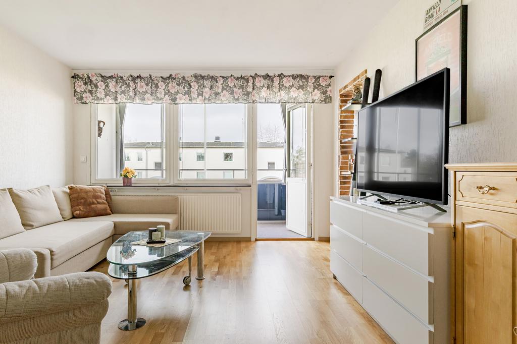 Utgång till balkong