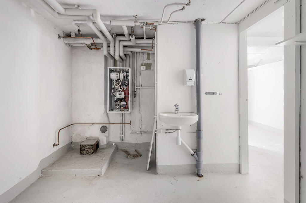 Pannrum i källarplan