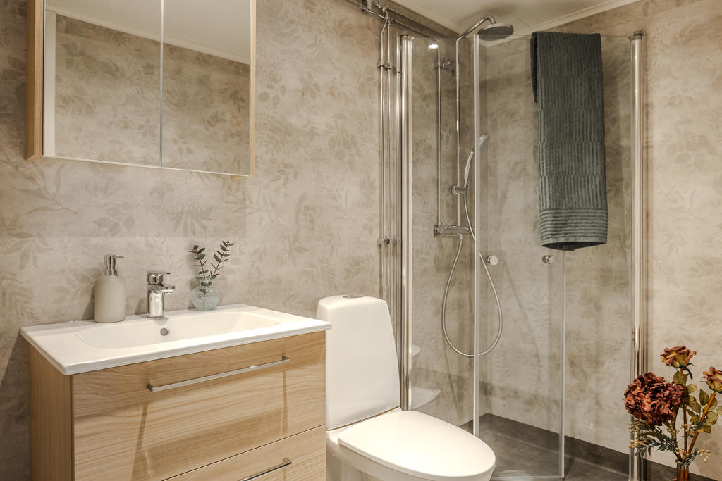 Helt nyrenoverat badrum