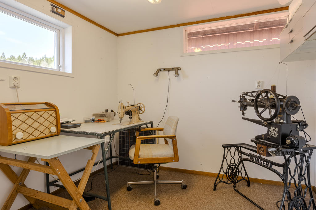 Hobbyrum i anslutning till garaget