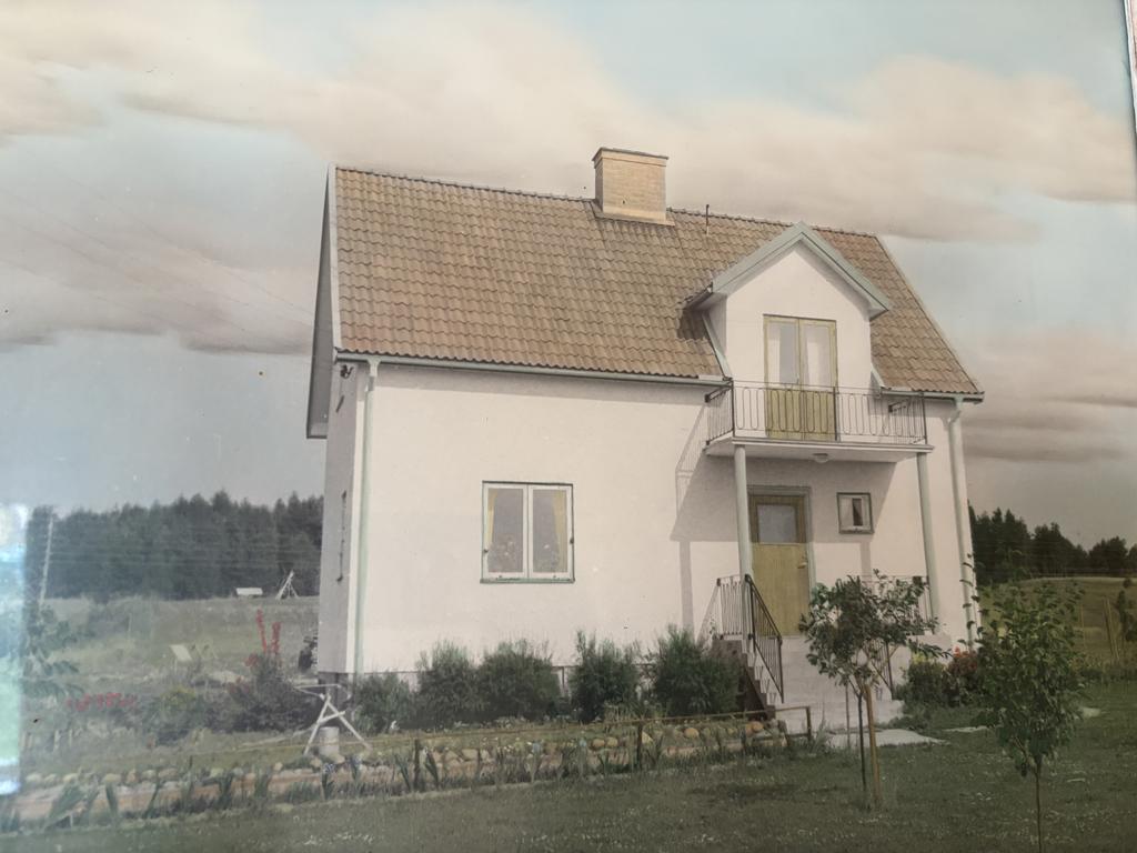En gammal bild på huset