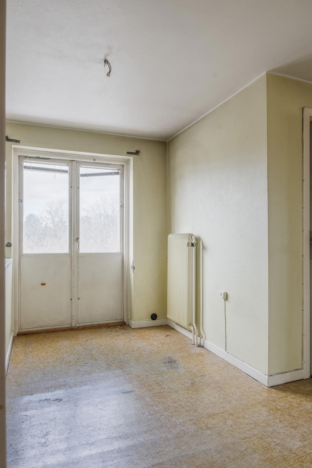 Övre hall med utgång till balkong