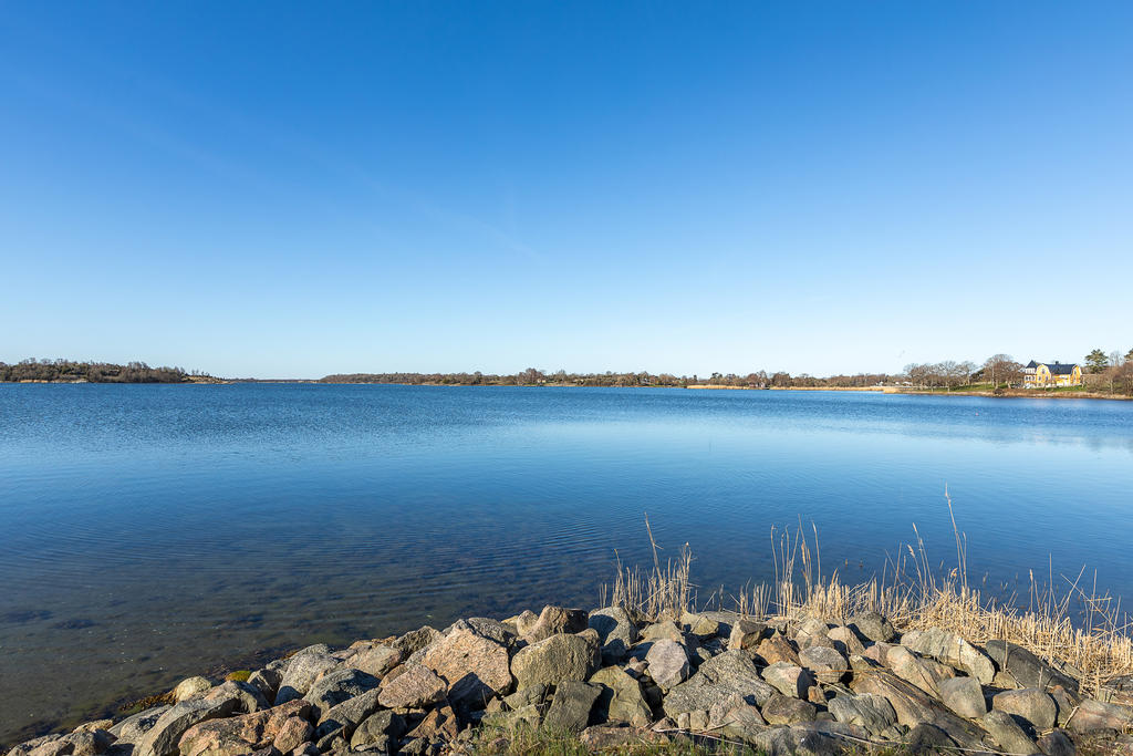 Rofyllt läge vid vattnet 