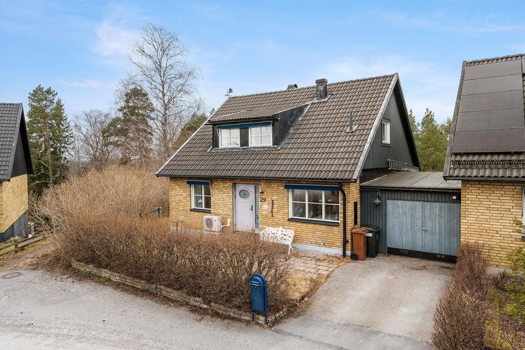 Parkering på tomten och i garage