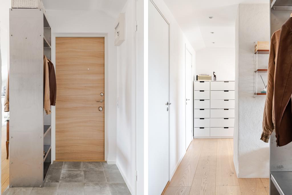 Hall med praktisk klinker 