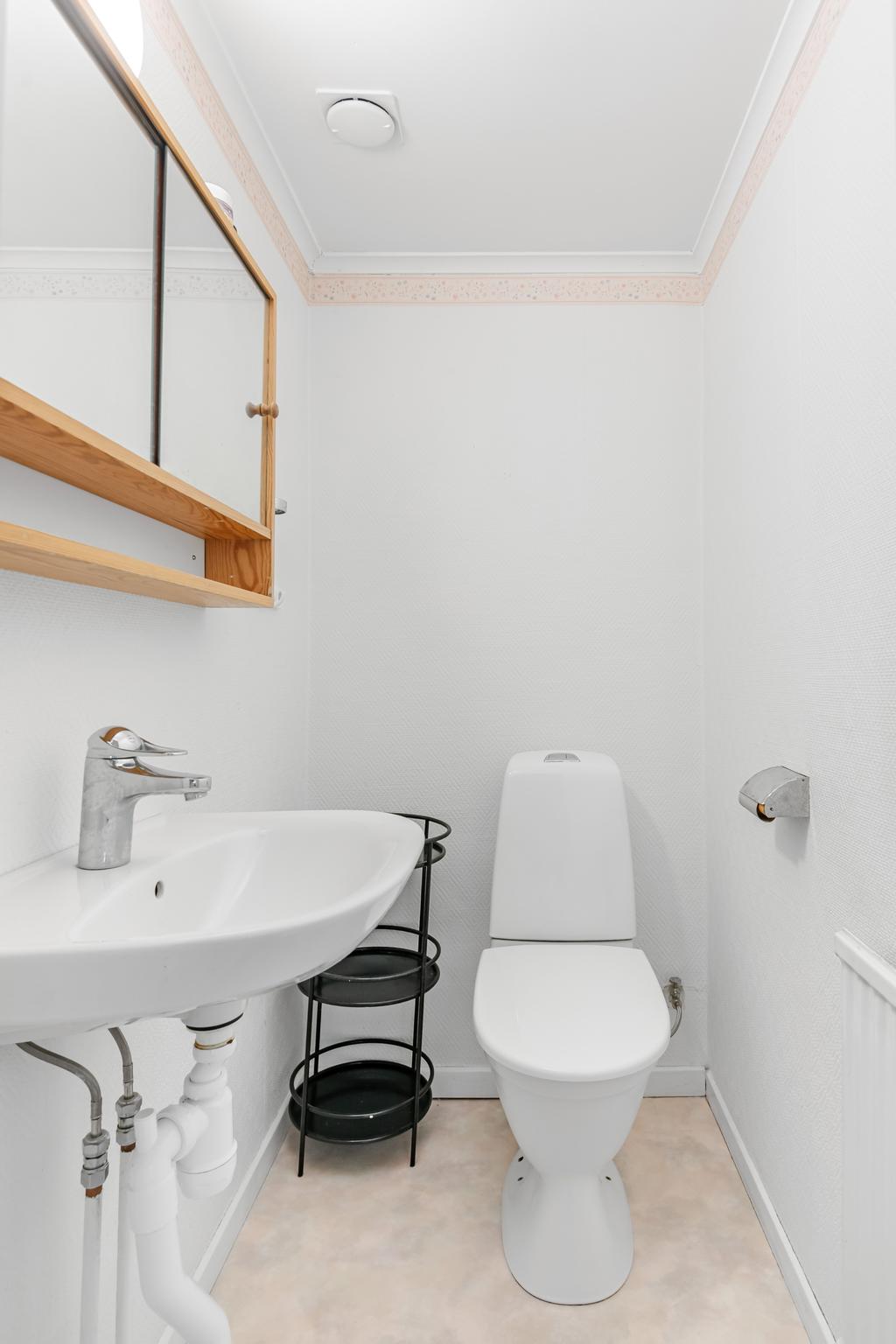 Wc på ovanvåningen 