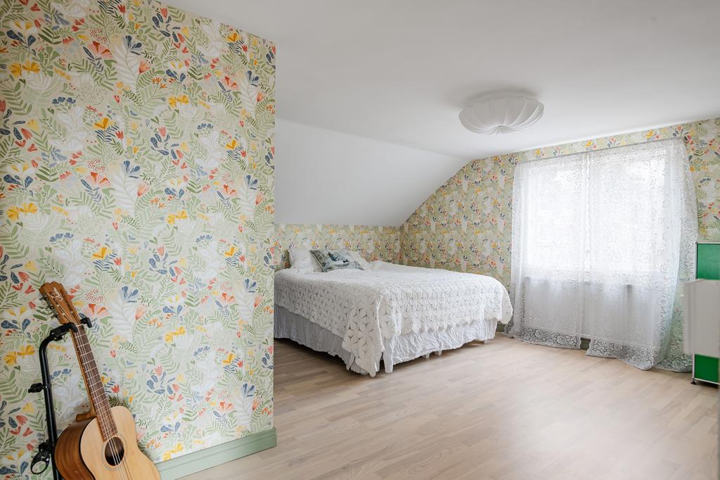 Sovrum på ovanvåningen