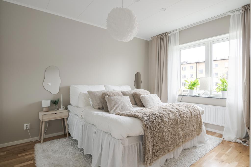 Vilket härligt sovrum