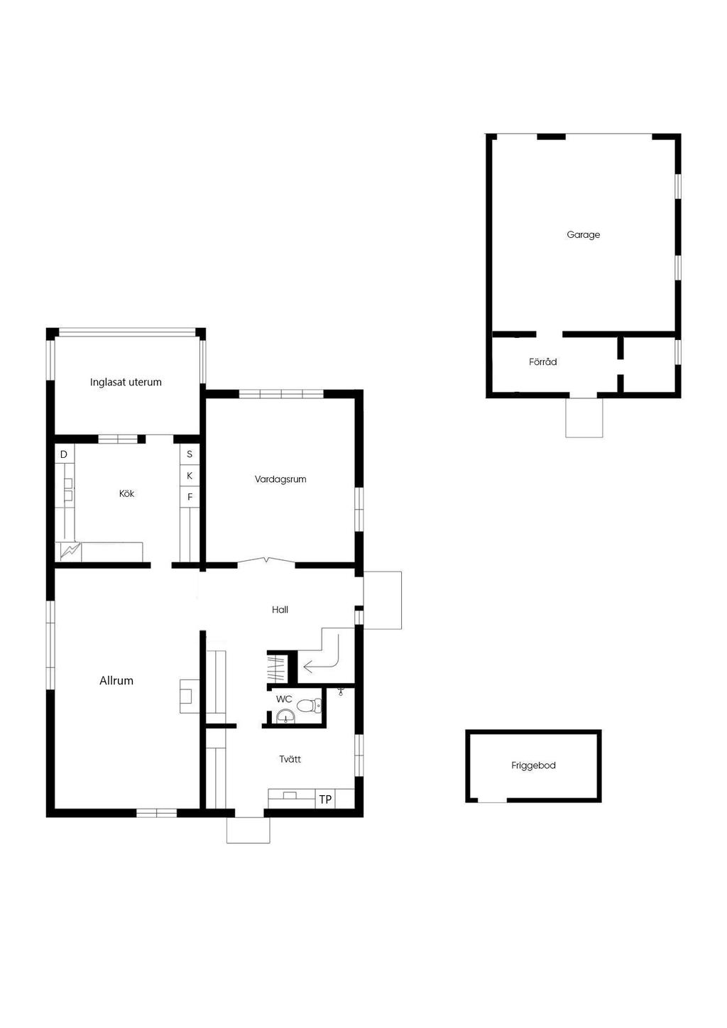 Planlösning entréplan