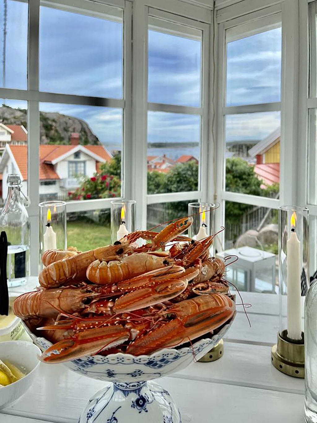 Perfekt att avnjuta skaldjur med vänner.