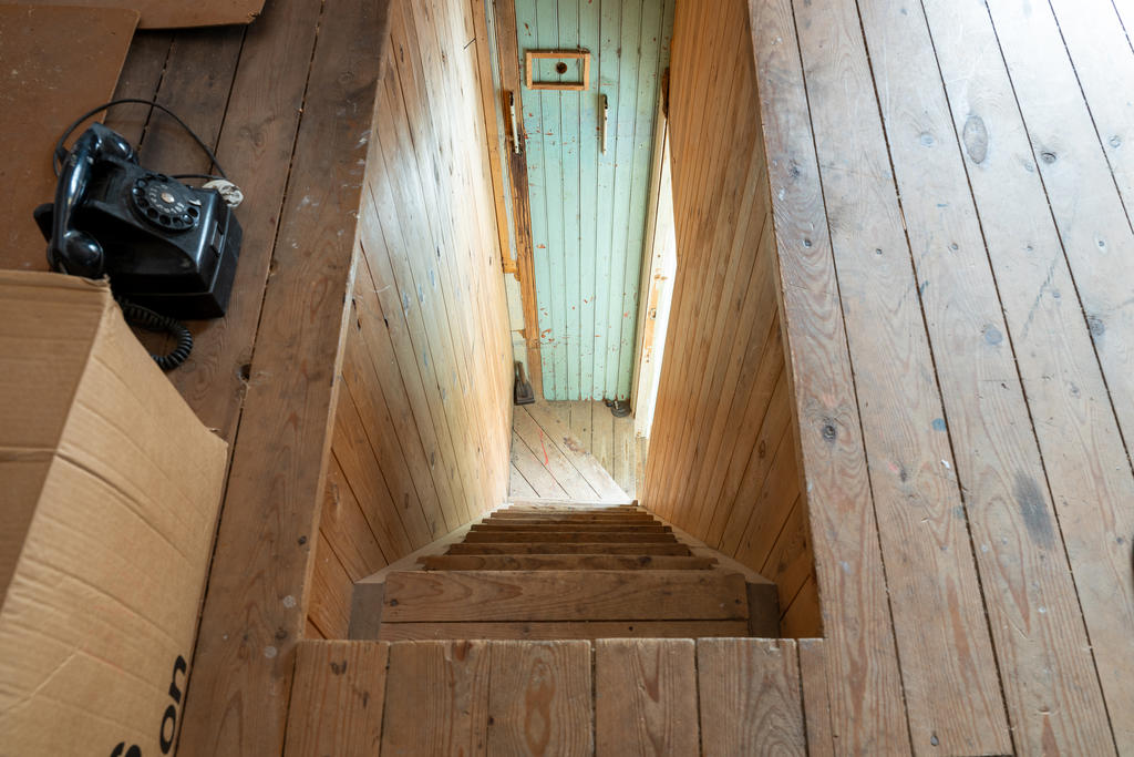 Trapp upp till vinden