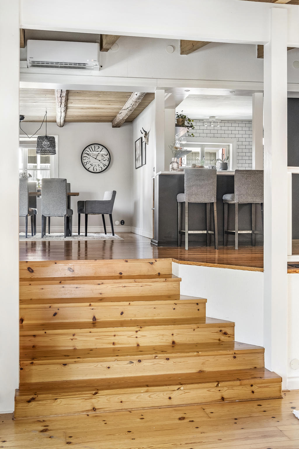 Tilltalande planlösning i etage 