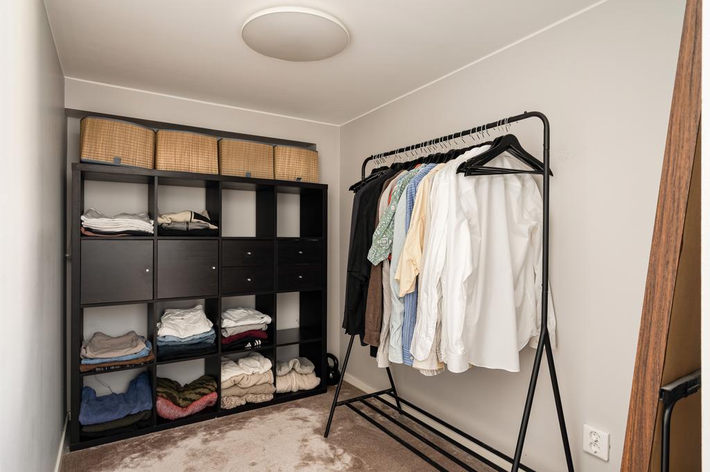 Klädkammare i anslutning till sovloft