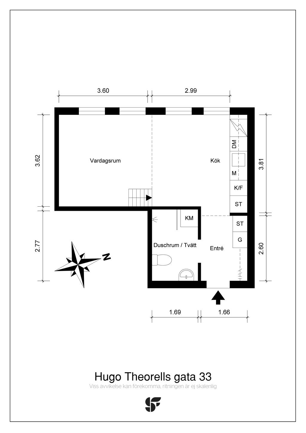 Planritning entréplan