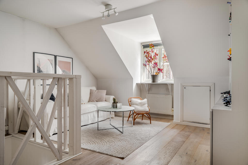 Allrum som vid behov kan byggas om till ett extra sovrum