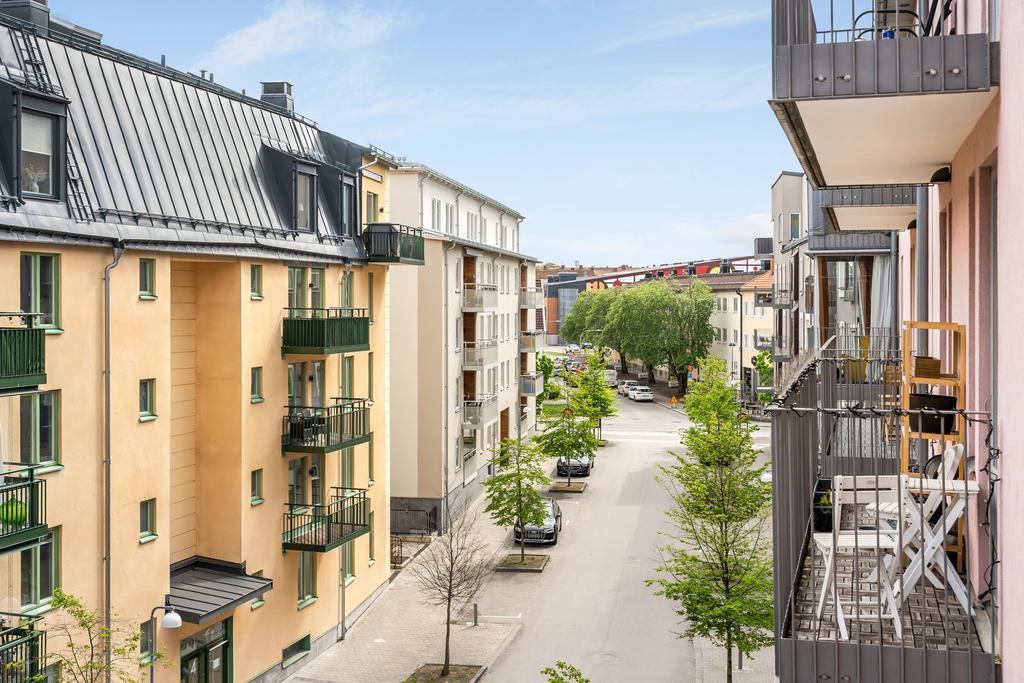 Utsikt från balkongen!