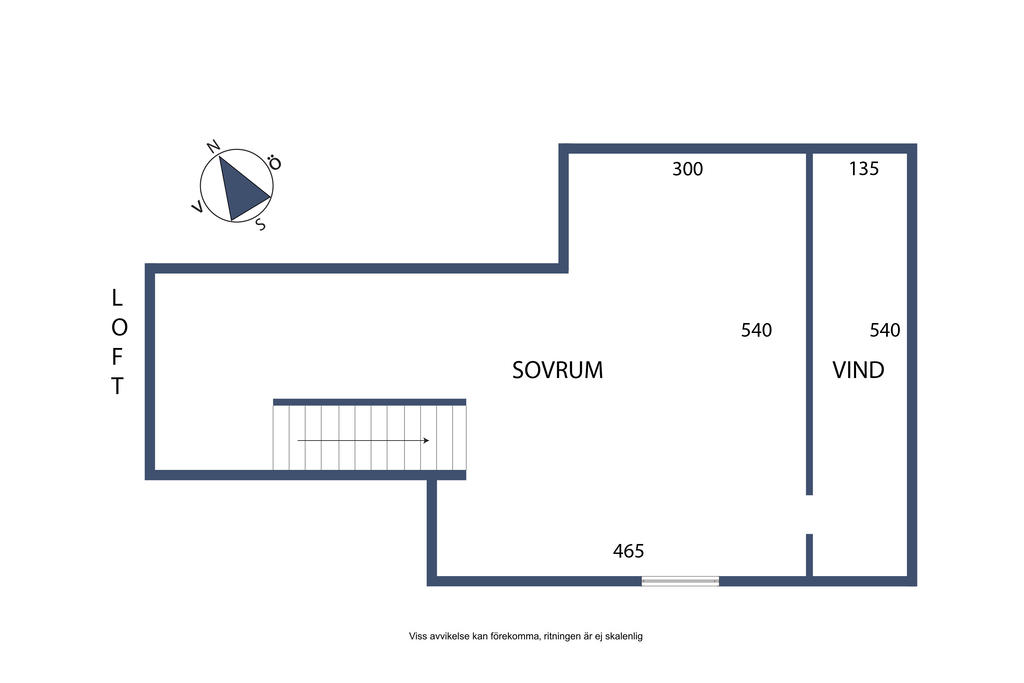 Planlösning, loft