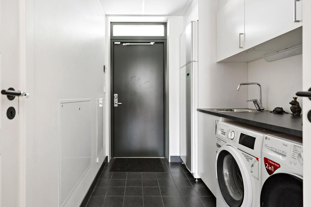 Tvättstuga med groventré