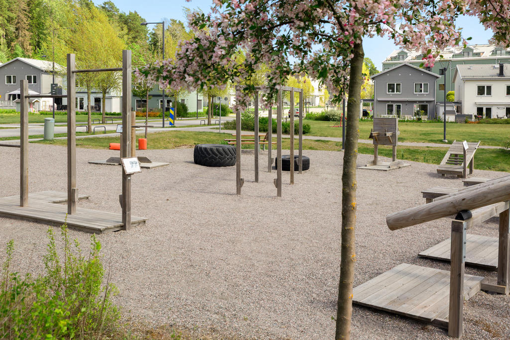 Utegym i området