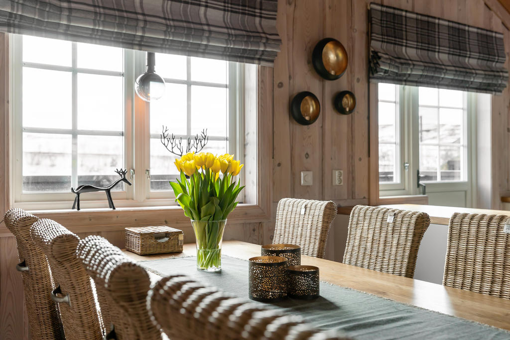 Specialbeställda gardiner från designbutik