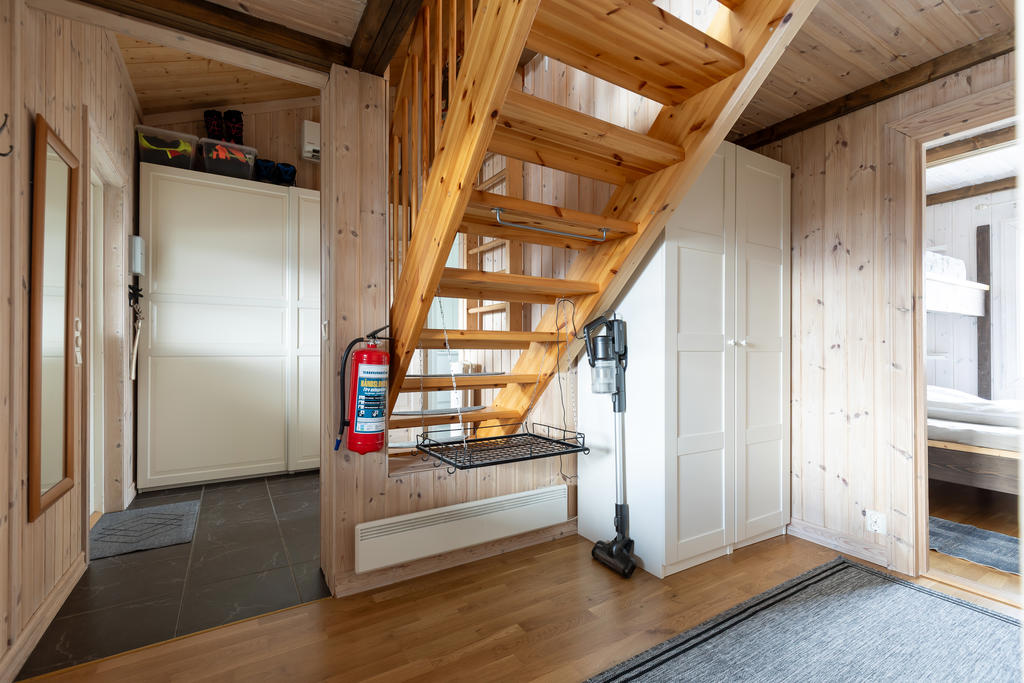 Extra garderober utanför sovrummen