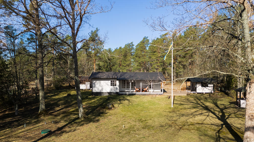 Gräsytor med plats för lek